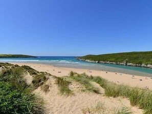 Vlak bij het strand