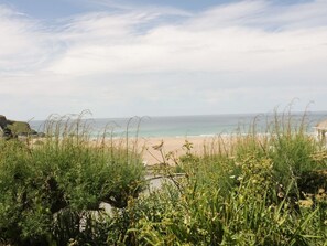 Vlak bij het strand