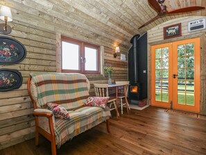 Interior - Shepherd's Hut, Congresbury (Bristol)