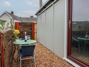 Outdoor dining - Bobby's Lodge, in South Chard. (Chard)