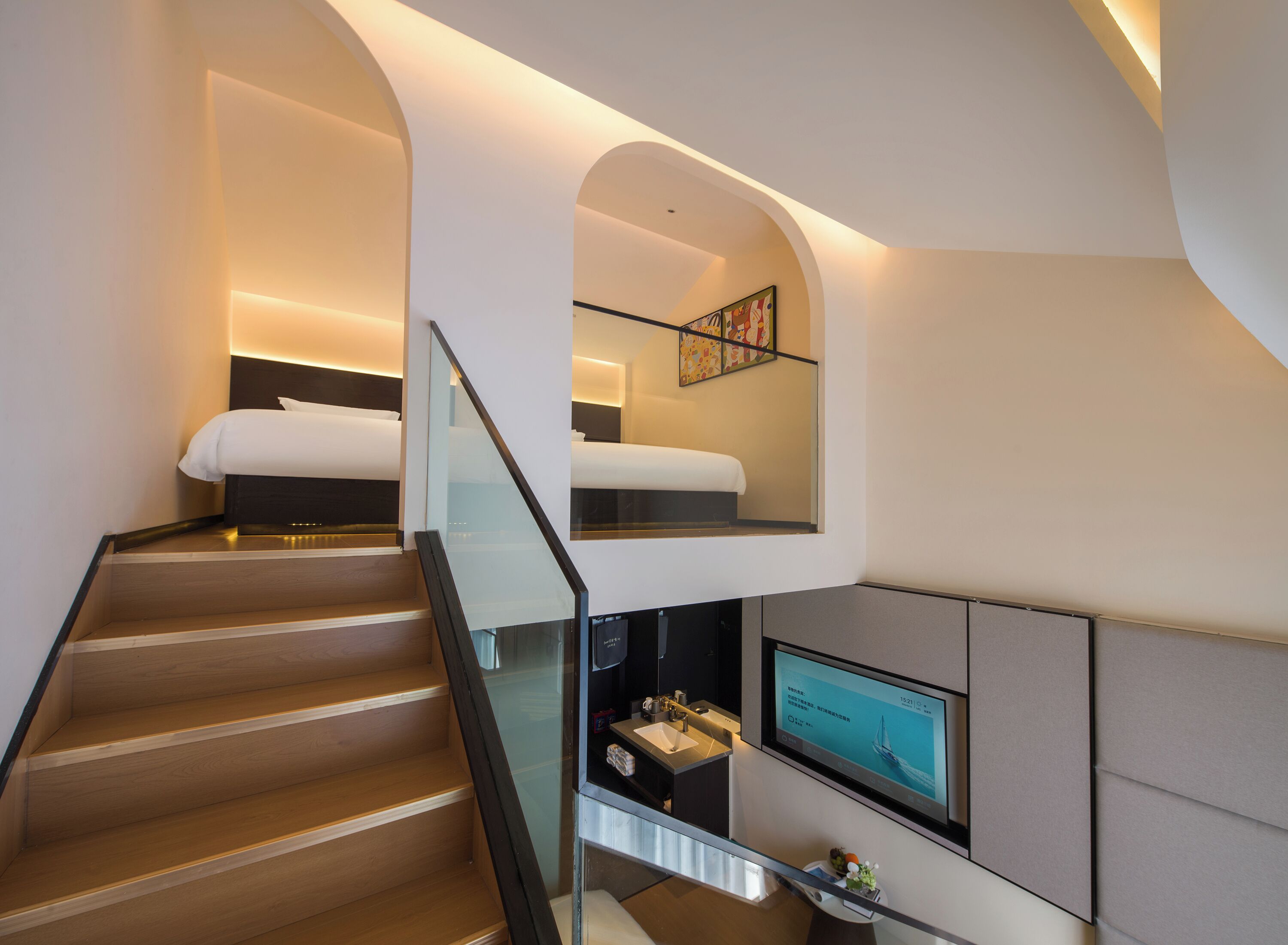 Luxury Triple Room, City View | Desk, laptop workspace, blackout curtains, soundproofing
