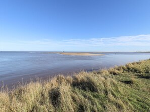 Vlak bij het strand