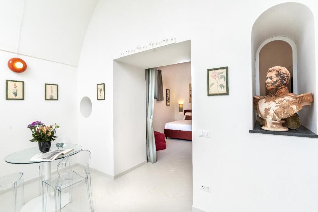 Deluxe-Apartment, Terrasse, Gartenblick | Innenbereich