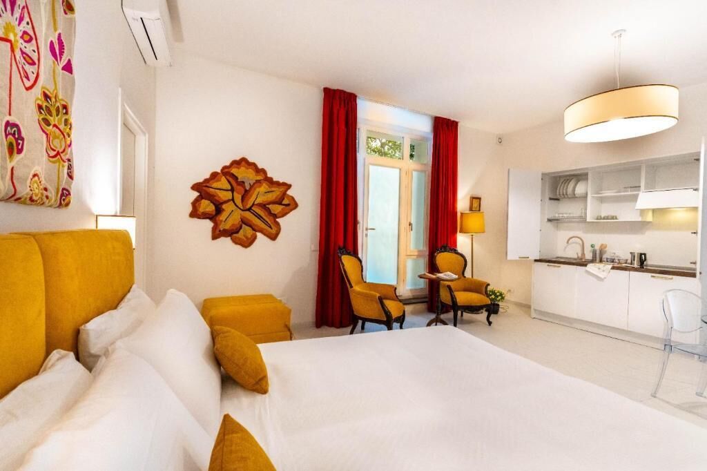 Deluxe-Apartment, Terrasse, Gartenblick