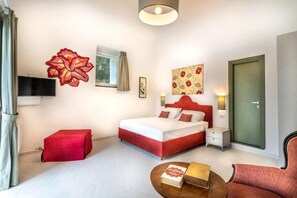 Deluxe-Apartment, Terrasse, Gartenblick