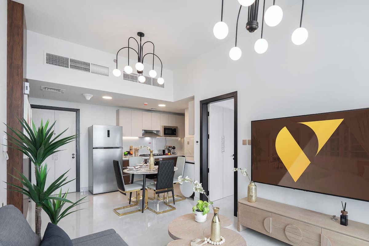 디럭스 아파트 | 거실 공간