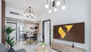 Apartamento Deluxe | Zona de estar