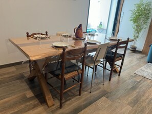 Dining - Apartment with AC, peaceful - 6 guests (Port-Vendres)