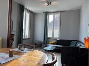 Living area - Cozy gîte ideal for 2 guests - Central location (SAINT GERAND LE PUY)