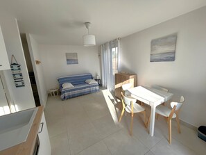 Interior - Studio cabin terrace facing sea - 4 guests (Argelès-sur-Mer)