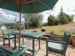 Outdoor dining - Rhode Acres, Hazelbury Bryan (Sturminster Newton)