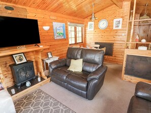 Living area - Touchwood Lodge, Pembrokeshire (Stepaside)