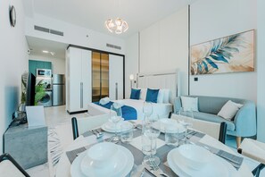 Dining - PVH - Opalz By Danube - Studio with Pool (Dubai)