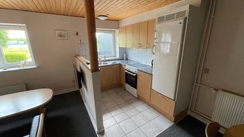 Comfort-lejlighed - udsigt til have | Privat køkken