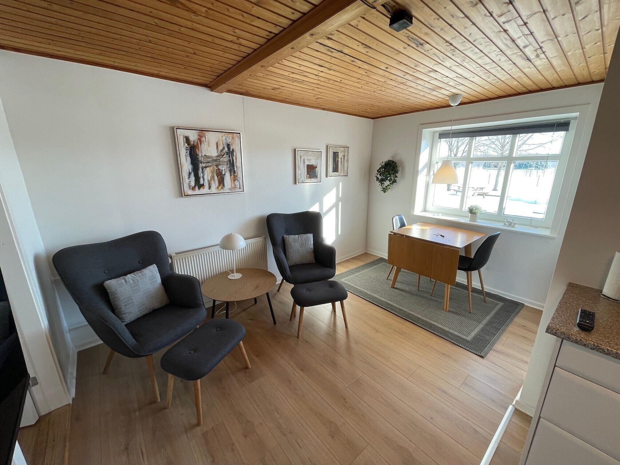 Klassiek appartement, uitzicht op tuin | Woonruimte