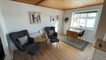 Klassiek appartement, uitzicht op tuin | Woonruimte