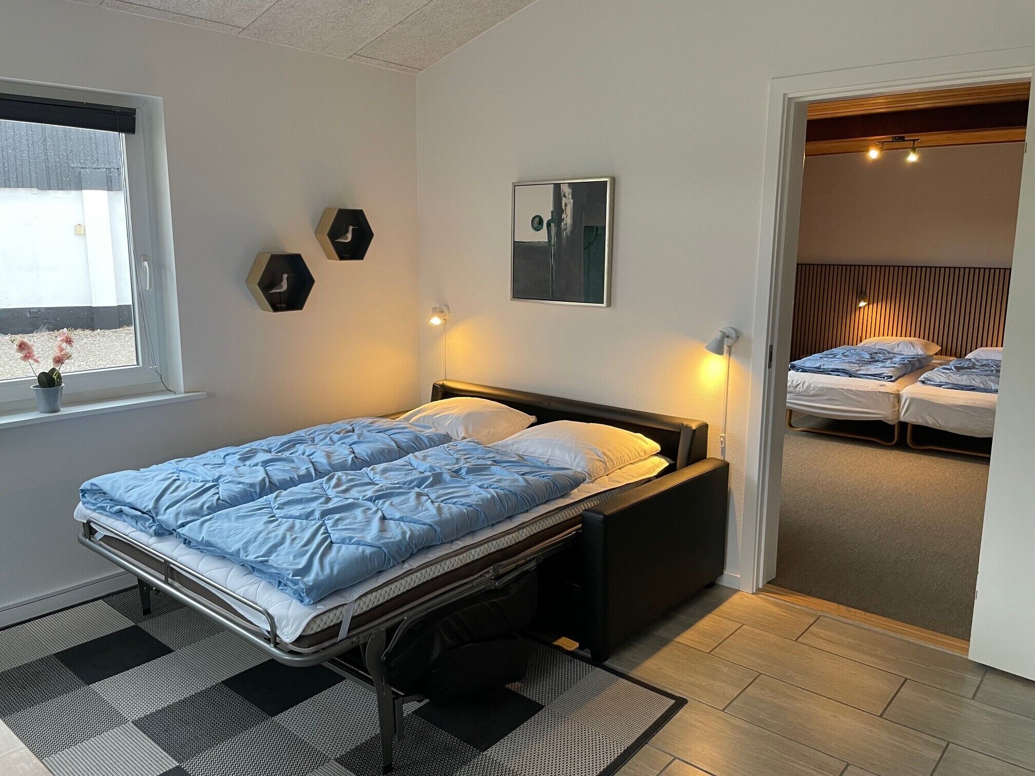 Comfort-lejlighed - udsigt til have