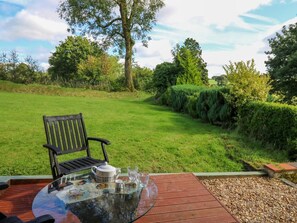 Terrace/patio - The Old Workshop, in Lampeter. (Llanybydder)