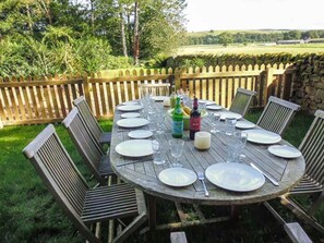Outdoor dining - Greystead Old Church, Bellingham (Hexham)
