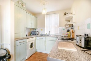 Private kitchen - What a View at Quayside Apartment, Whitby (Whitby)