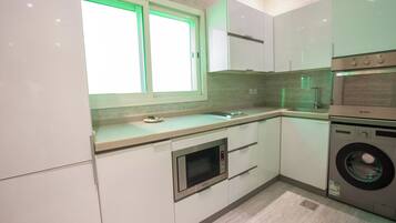 Leilighet, byutsikt | Eget kjøkken