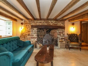 Fireplace - Fishermen's Cottage, in Devon. (Chulmleigh)