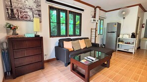 House, 1 Bedroom, Smoking, Private Pool | Living room | Books - Cozy Garden Cottage Krabi 1 BR (Krabi)