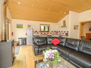 Fireplace - Chale Farm Lodge, Chale (Ventnor)