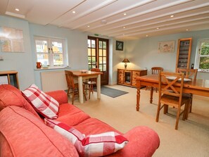 Living area - Penybont  Apartment, Bow Street, Wales (Aberystwyth)