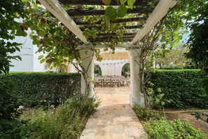 Outdoor dining - Trullo Rosmarino Relax in Masseria and Pool 4 and 6/8/10pax (Puglia)