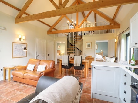 Living area. Fisherman's Lodge, Arkesden