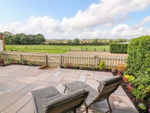 Terrace/patio - The Croft, Hollington, Derbyshire (Ashbourne)