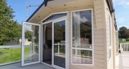Lodge is near Hellifield. 2bed