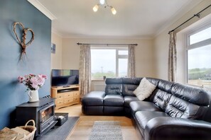 Fireplace - Charming Pen Y Gaer Cottage (Denbigh)
