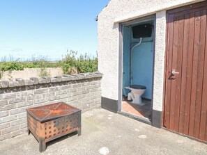 Terrace/patio - Awelfryn is near Llanddeusant. (Holyhead)