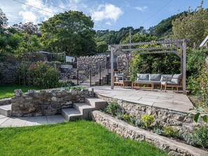 Terrace/patio - Abbey Lodge, Llandudno, Conwy. (Llandudno)