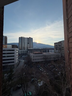 Blick von der Unterkunft