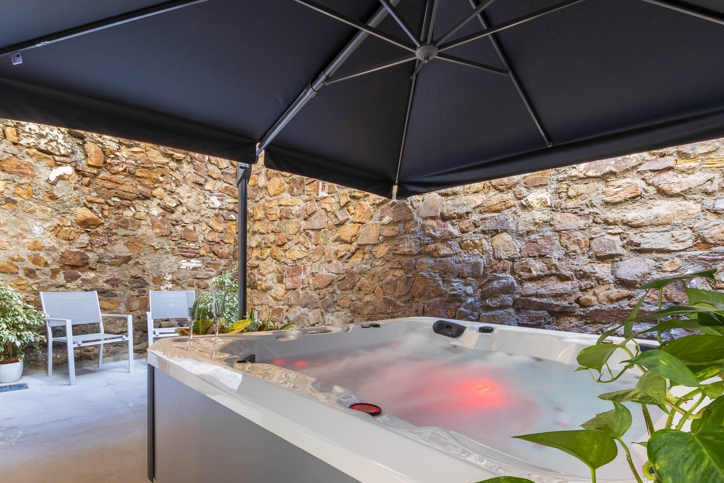 Bain à remous intérieur