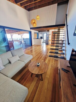 Living area - La Case Bleue (Les Avirons)