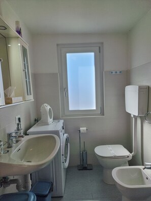 Shower, hair dryer, bidet, towels - Well House (Vercana)