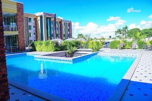Una piscina techada