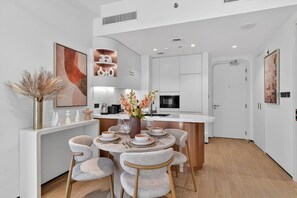 Dining - FIRST CLASS | 1BR | Vibrant Modern Living (JVC)