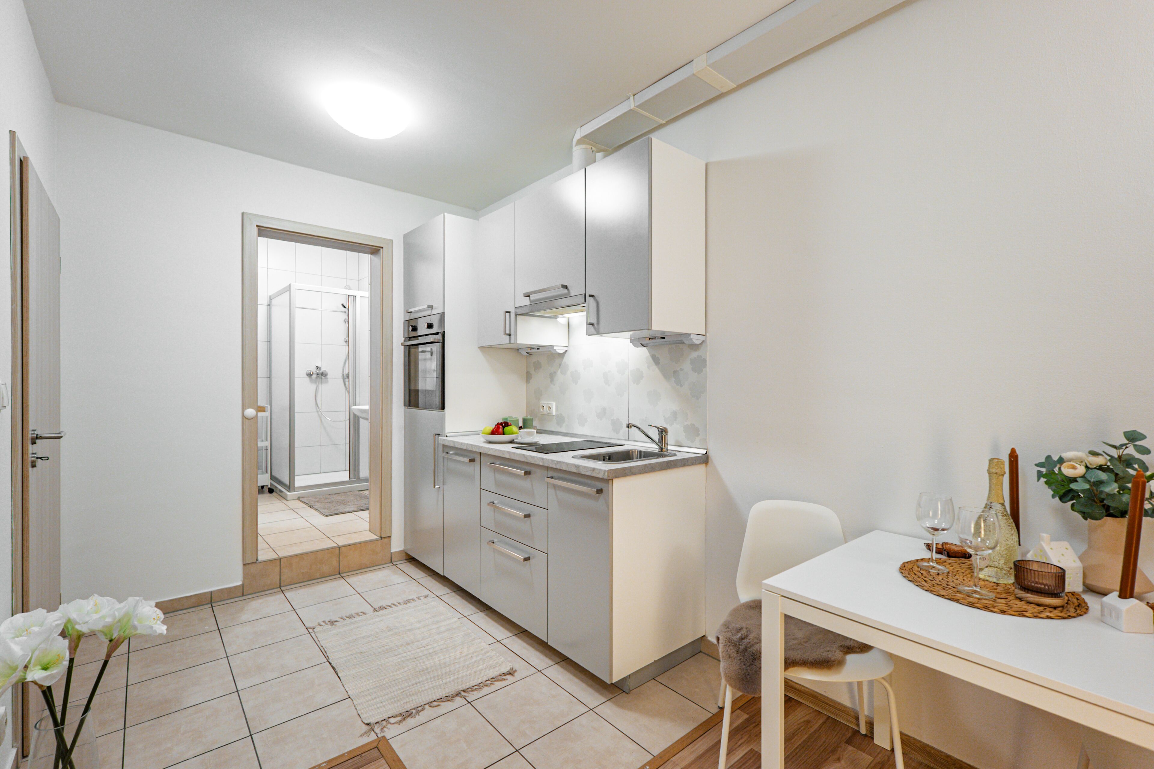 Comfort-Apartment, 1 Schlafzimmer, Küche | Eigene Küche