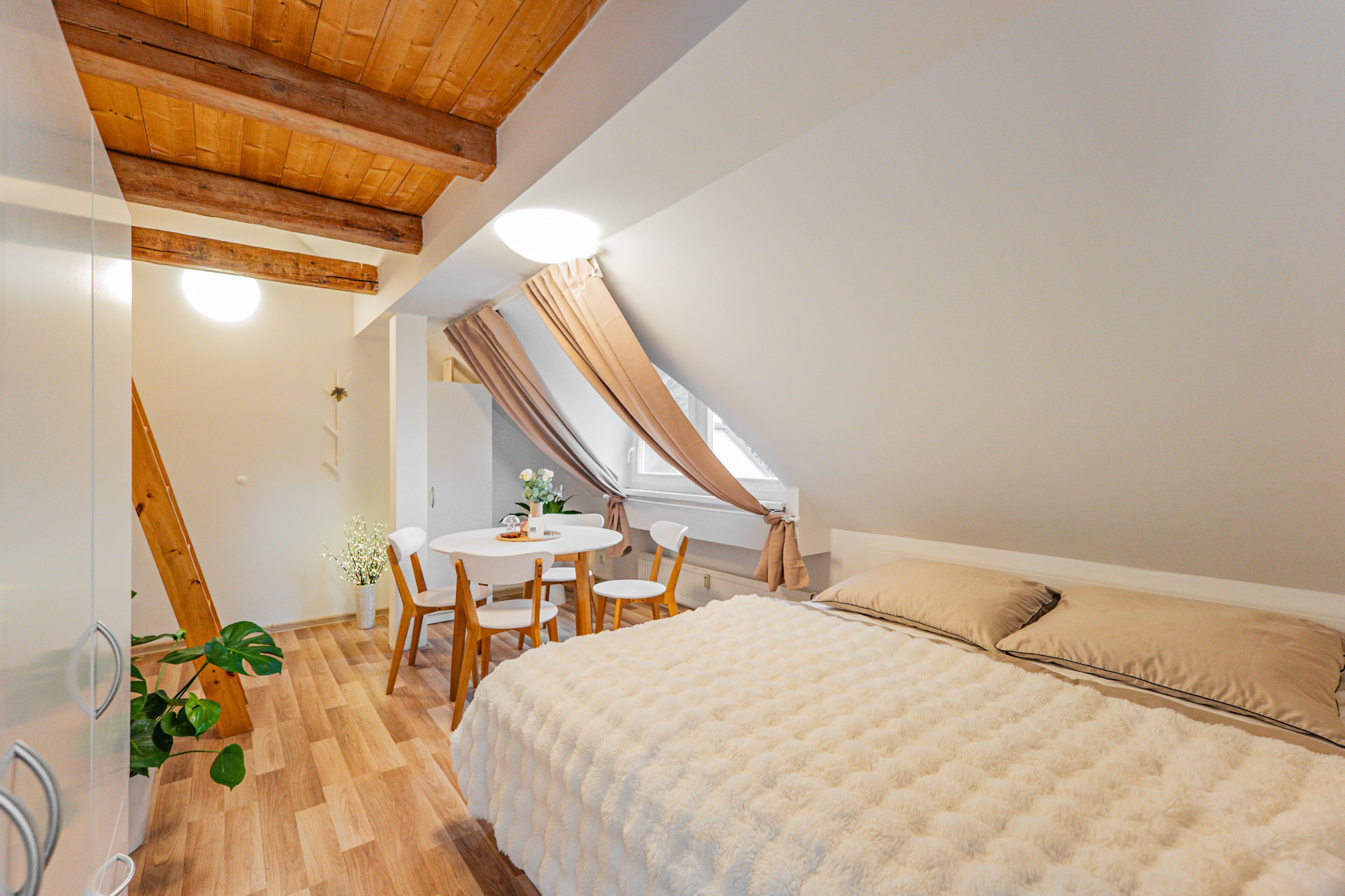 Căn hộ tiện nghi đơn giản, 2 phòng ngủ, bếp