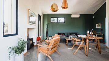 Kabin, patio, pemandangan gunung | Area keluarga