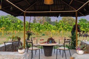 Opções para refeição ao ar livre