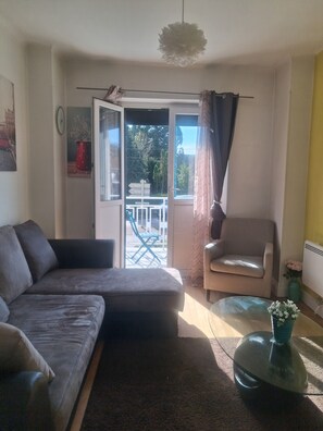 Living area - Vrbo Property (Anould)