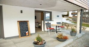 Outdoor dining - This DOUBLE ROOM serves as a starting point for many activities (Wildschönau)