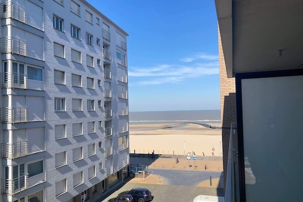 Private balcony with partial sea view - ideal for morning coffee or sunset moments.
