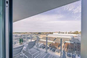Terrace/patio - Apartment with private pool + fitness acces (Oostende)